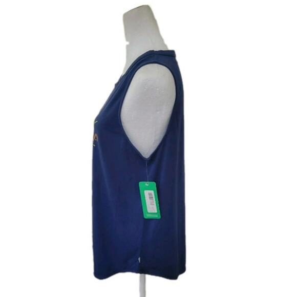 Tipsy Elves Guess‎ Who's Back Tank Top Women's L Navy Blue Religious Jesus - NEW - Picture 4 of 9